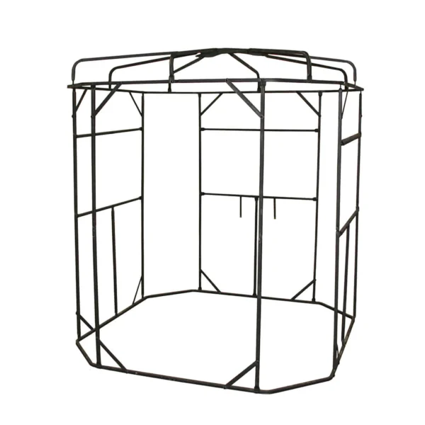 Soft Side 360° Burlap Deluxe 6X6 Ground Blind - Image 2