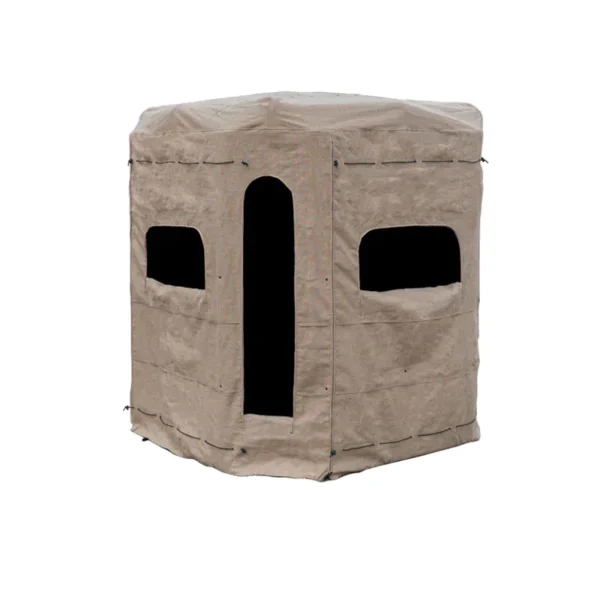 Soft Side 360° Burlap Deluxe 6X6 Ground Blind - Image 5