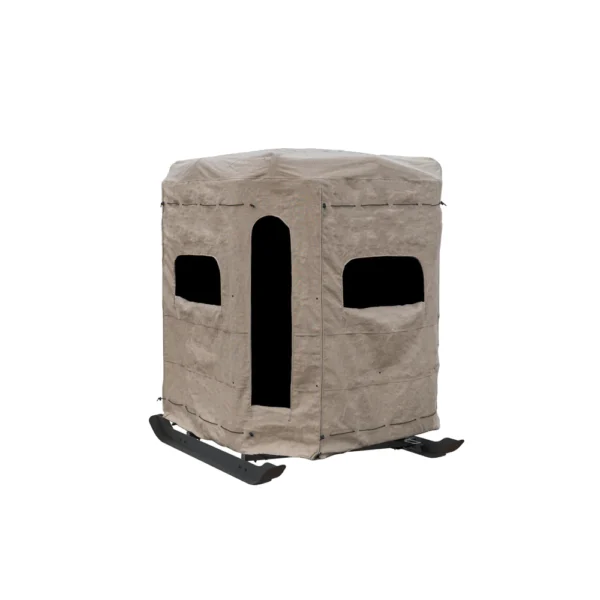 Soft Side 360° Burlap Deluxe 6X6 Ground Blind - Image 6